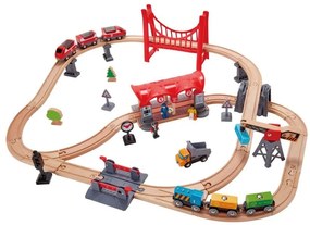 Σιδηρόδρομος "Busy City Rail Set" Hape
