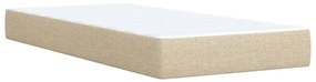 ΚΡΕΒΑΤΙ BOXSPRING ΜΕ ΣΤΡΩΜΑ ΚΡΕΜ 90X190 ΕΚ.ΥΦΑΣΜΑΤΙΝΟ 3286935