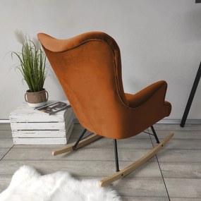 Κουνιστή πολυθρόνα Skandynavia II-Portokali