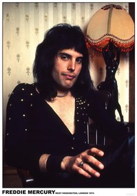 Αφίσα Freddie Mercury - London 1974, (59.4 x 84 cm)