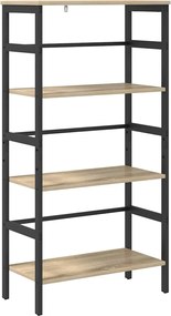 vidaXL Ράφι Βιβλίων Δρύς Sonoma 60 x 29,5 x 115 εκ Επεξεργασμένο ξύλο