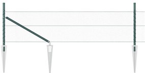 vidaXL Στύλος Περιφράξεων Πράσινο 25 x 0,5 m (13 mm μάσκα) Ατσάλι