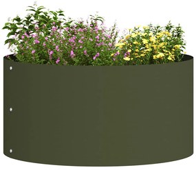 vidaXL Γλάστρα Κήπου Λαδί 40 x 40 x 20 cm Ατσάλι