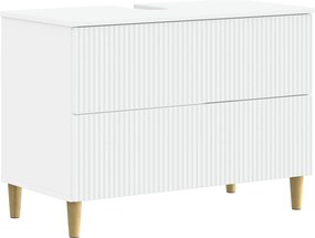 vidaXL Ντουλάπα Νιπτήρα Mπάνιου ARNHEM Λευκό 82 x 41 x 59 εκ