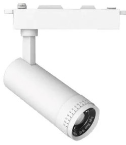 Σποτ Φωτιστικό Μονοφασικής Ράγας LED 20W IP20 3CCT Inlight-T1-06300-White-Λευκό T1-06300-White