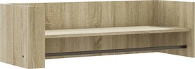 vidaXL Ράφι Τοίχου Sonoma Δρυς 100x35x30,5 εκ. Επεξεργασμένο Ξύλο