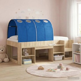 vidaXL Κρεβάτι Τούνελ 2 pcs Μπλε 211 x 67.5 x 2 εκ. Πολυεστέρας