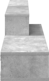 vidaXL ΡάφιΤηλεόρασηςΤοίχου 150x25x28,5εκ Επεξεργασμένο ξύλο