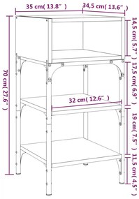 ΚΟΜΟΔΙΝΑ 2 ΤΕΜ. ΚΑΦΕ ΔΡΥΣ 35X34,5X70 ΕΚ. ΕΠΕΞΕΡΓΑΣΜΕΝΟ ΞΥΛΟ 825892