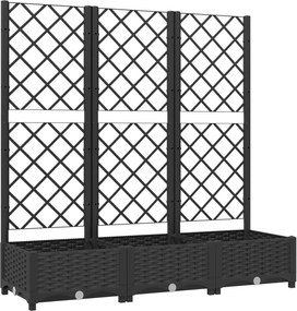 vidaXL Κήπος Μαύρο 120 x 40 x 121,5 cm