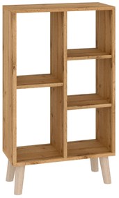 Βιβλιοθήκη POLKA-11 Φυσικό  54,80x25x93,50