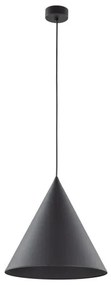 Κρεμαστό Φωτιστικό Οροφής 1xE27 Φ32cm Cono TK Lighting-10057-Μαύρο 10057