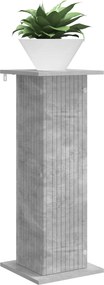 vidaXL Βάση φυτών Γκρι Σκυροδέματος 30,5 x 30 x 80,5 εκ