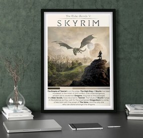 Πόστερ &amp; Κάδρο Skyrim GM166 30x40cm Εκτύπωση Πόστερ (χωρίς κάδρο)