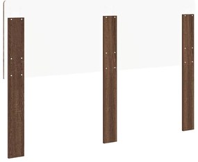 vidaXL Κεφαλάρι Καφέ δρυς 150 cm Επεξεργασμένο ξύλο