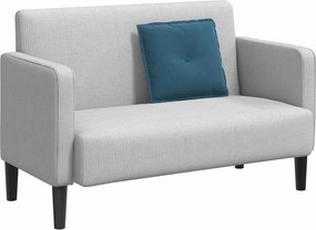 vidaXL Μαξιλάρι Πλάτης Μπλε 50 x 45 εκ. Υφασμάτινο Κορντουρά