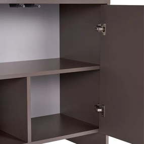 Μπουφές Aurelia Megapap χρώμα μόκα 180x45x80εκ.