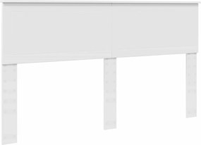 vidaXL Σκελετός Κρεβατιού Λευκό 160 x 200 cm Επεξεργασμένο ξύλο