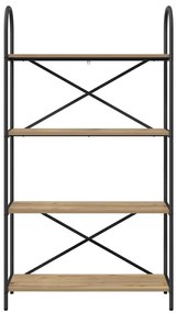 vidaXL Ράφι Βιβλίων artisan δρυς 80 x 30 x 146 εκ Επεξεργασμένο ξύλο