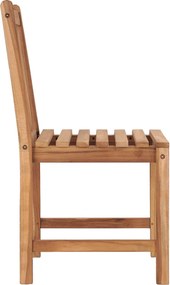 vidaXL Καρέκλες Κήπου 4 τεμ. από Μασίφ Ξύλο Teak
