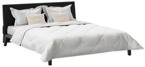 vidaXL Χειμερινό Παπλωματοθήκη 3 pcs Λευκό 240 x 260 εκ. Μικροΐνες