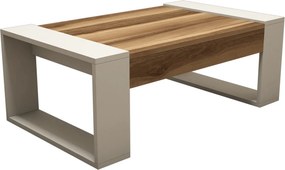 Coffee Table Venüs - Walnut, Cream Walnut
Cream