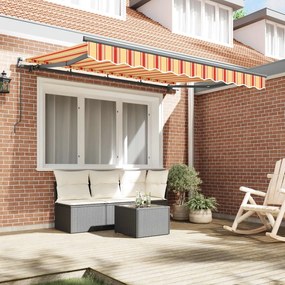 vidaXL Σκηνίτσα Αναδιπλούμενη Κίτρινο 350 x 200 cm ύφασμα