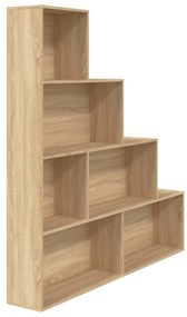vidaXL Βιβλιοθήκη/Διαχωριστικό Sonoma Δρυς 155x24x160 εκ. Επεξ. Ξύλο