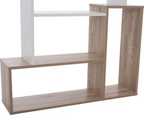 ΒΙΒΛΙΟΘΗΚΗ SHAY HM8768.01 85X22X140 ΛΕΥΚΟ