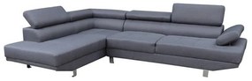 Καναπές Γωνία Αριστερή HM3085.10L Grey 266x212x87 εκ. Fabric