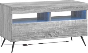 vidaXL 5 Τεμάχια LED Τηλεοπτικού Ντουλαπιού Γκρι Sonoma