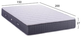 ΣΤΡΩΜΑ DREAMTOPIA CLOUD9 HM656.150 BONNELL SPRING 150x200x27Y εκ.