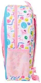 Παιδική Τσάντα Peppa Pig Μπλε Λευκό Ροζ 27 x 33 x 10 cm 3D