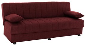 Καναπές Κρεβάτι Τριθέσιος Andri HM3239.06 180x72x77cm Red ΥΦΑΣΜΑ