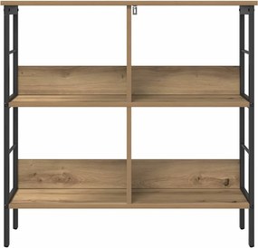 vidaXL Ράφι Βιβλίων Artisan Oak 82 x 32 x 79 εκ. Επεξεργασμένο ξύλο