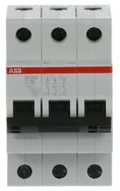 Αυτόματη Ασφάλεια SH203-C16 Γκρι 16Α Καμπύλη C 6kA SH200 73421 ABB 73421
