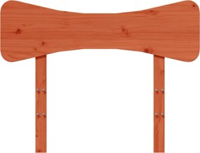 vidaXL Κεφαλάρι Καφέ Κεριού 75 εκ. από Μασίφ Ξύλο Πεύκου