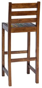 vidaXL Σκαμπό Μπαρ 2 τεμ. από Μασίφ Ανακυκλωμένο Ξύλο