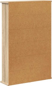 vidaXL Ντουλάπα CD Sonoma Δρυς 60 x 17 x 92 εκ. Επεξεργασμένο Ξύλο