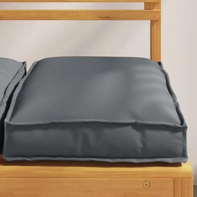 vidaXL Μαξιλάρι 4 pcs Ανθρακί 40 x 40 x 8 εκ. Ύφασμα Όξφορντ