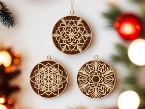 Intra απο ξύλο plywood 3mm-4mm πάχος – Χριστουγεννιάτικα στολίδια μπάλας 50x60 cm INTRAVECTRY-MY543348