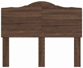 vidaXL Κεφαλάρι Καφέ δρυς 120 cm Επεξεργασμένο ξύλο