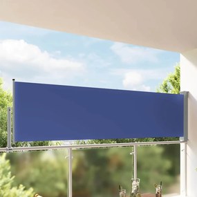 vidaXL Σκίαστρο Πλαϊνό Συρόμενο Βεράντας Μπλε 100 x 300 εκ.