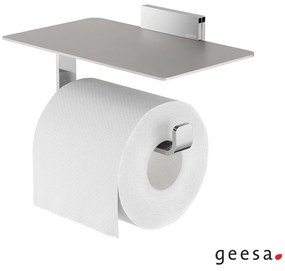 Χαρτοθήκη με Εταζέρα 19x11,6 εκ. CRAFT Geesa INOX Chrome 1524-110