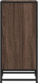 vidaXL Ραφιέρα Καφέ Δρυς 35,5x35x76 εκ. Επεξ. Ξύλο + Μέταλλο