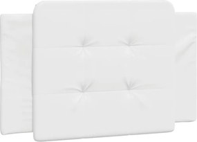 vidaXL Πλαίσιο Κρεβατιού με LED Χωρίς Στρώμα Zadar Λευκό 100x200 εκ.