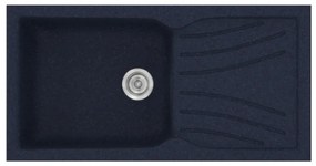 Sanitec Classic 324 Granite Blue Νεροχύτης 55cm