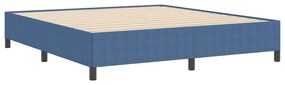 vidaXL Σκελετός Κρεβατιού Μπλε 180 x 200 cm Βελούδο