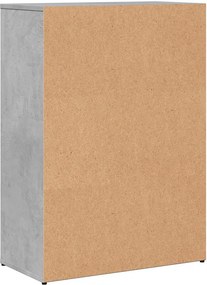 vidaXL Ντουλάπι Γκρι Σκυροδέματος 60x30x84 εκ. Επεξεργασμένο Ξύλο