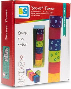 Ξύλινο Παιχνίδι Δραστηριότητας Bs Toys Secret Tower